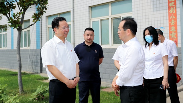 郑州市委常委、市纪委书记杜新军一行莅临金百博调研指导工作