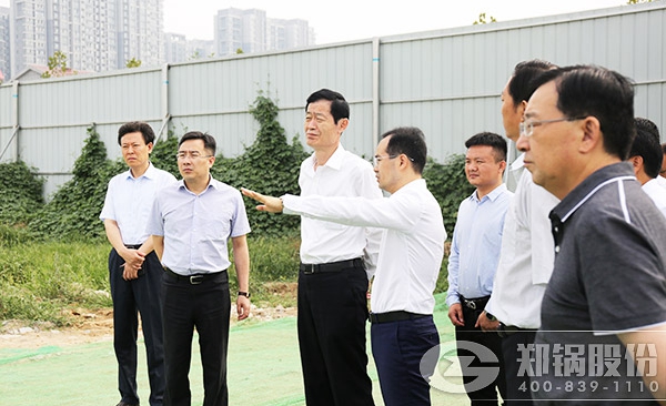 郑州市领导一行视察指导金百博产业园项目
