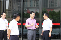 河南省商务厅副厅长张雷明莅临金百博调研 -2