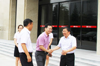 河南省商务厅副厅长张雷明莅临金百博调研 -3